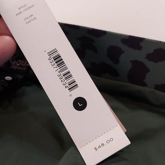 AQUA Leoard Print 2 Piece Swimsuit - Picture 7 of 7